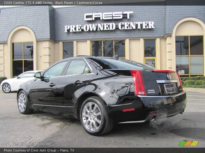 Black Raven / Cashmere/Cocoa 2009 Cadillac CTS 4 AWD Sedan