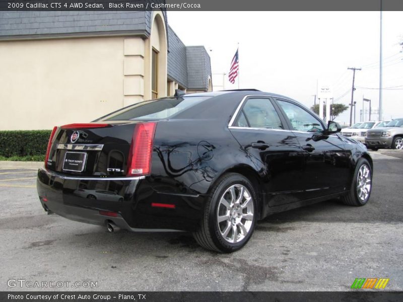 Black Raven / Cashmere/Cocoa 2009 Cadillac CTS 4 AWD Sedan