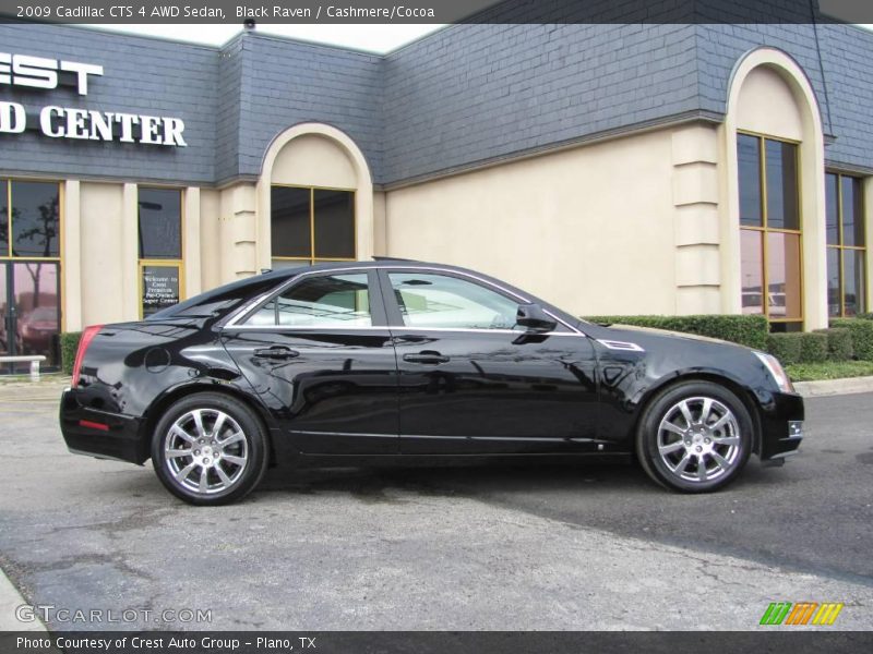 Black Raven / Cashmere/Cocoa 2009 Cadillac CTS 4 AWD Sedan