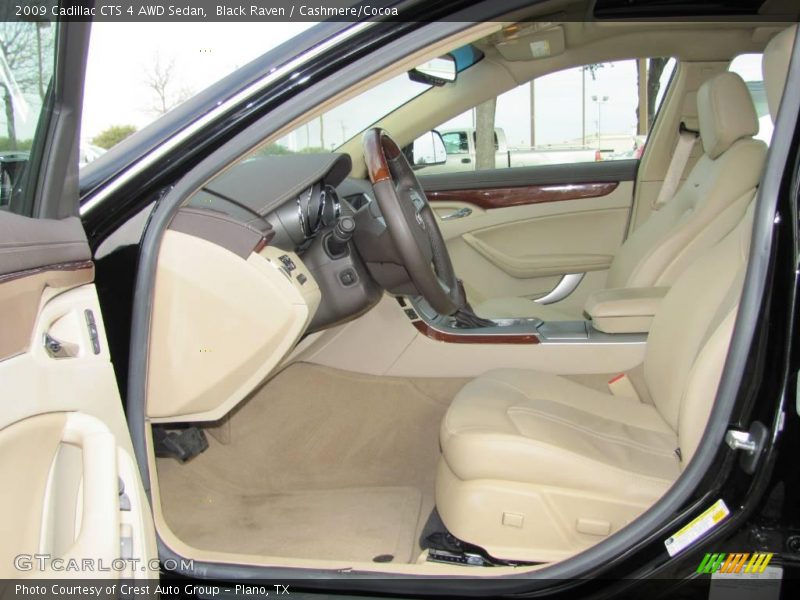 Black Raven / Cashmere/Cocoa 2009 Cadillac CTS 4 AWD Sedan