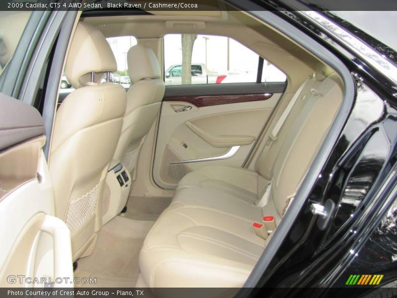 Black Raven / Cashmere/Cocoa 2009 Cadillac CTS 4 AWD Sedan