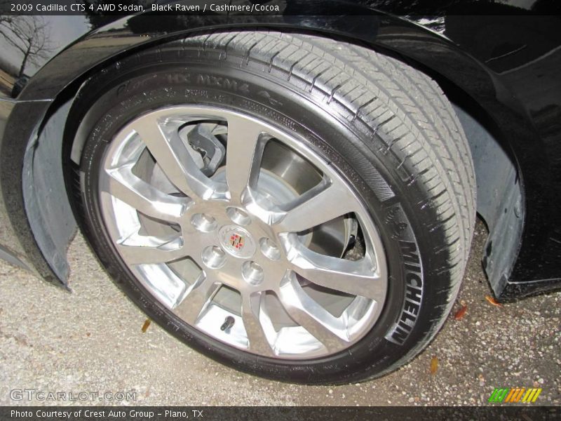 Black Raven / Cashmere/Cocoa 2009 Cadillac CTS 4 AWD Sedan