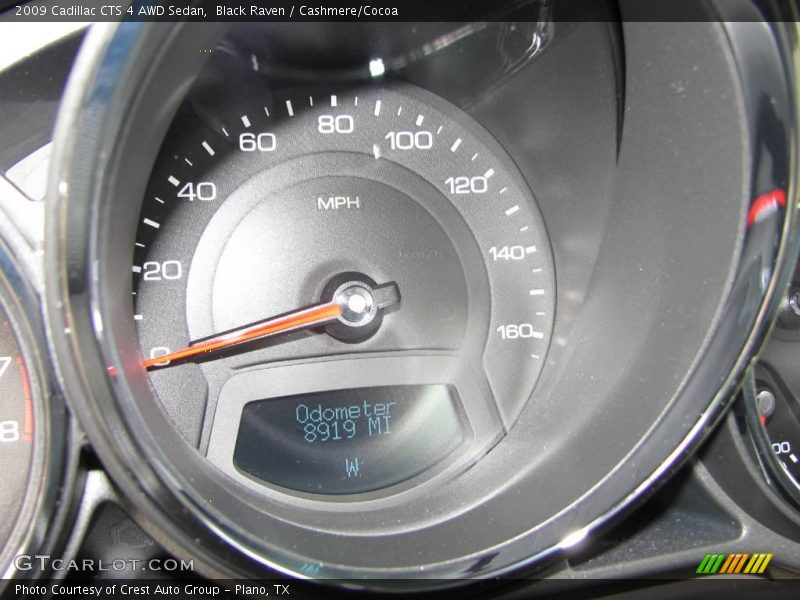 Black Raven / Cashmere/Cocoa 2009 Cadillac CTS 4 AWD Sedan