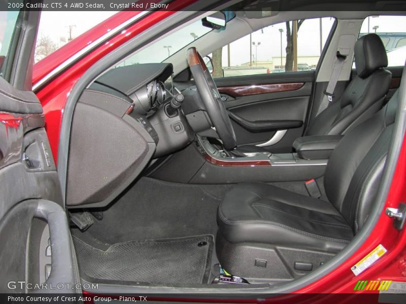 Crystal Red / Ebony 2009 Cadillac CTS 4 AWD Sedan