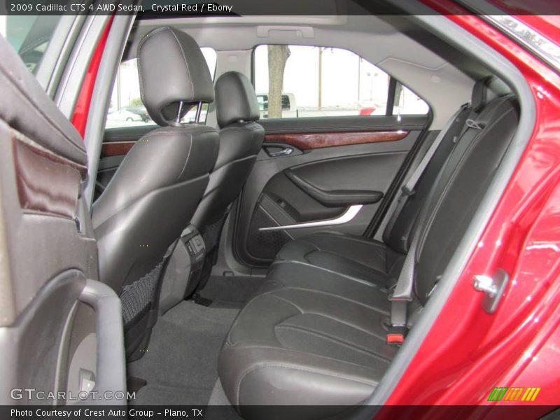 Crystal Red / Ebony 2009 Cadillac CTS 4 AWD Sedan