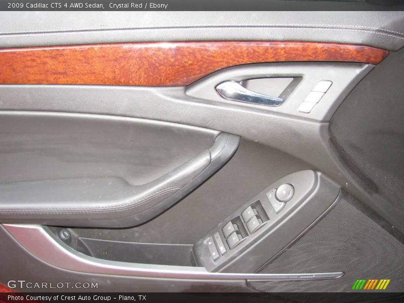 Crystal Red / Ebony 2009 Cadillac CTS 4 AWD Sedan