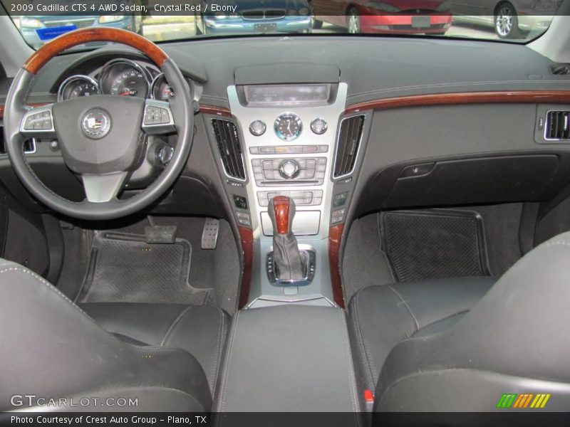 Crystal Red / Ebony 2009 Cadillac CTS 4 AWD Sedan