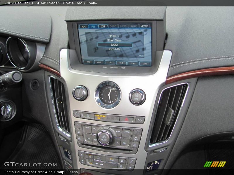Crystal Red / Ebony 2009 Cadillac CTS 4 AWD Sedan