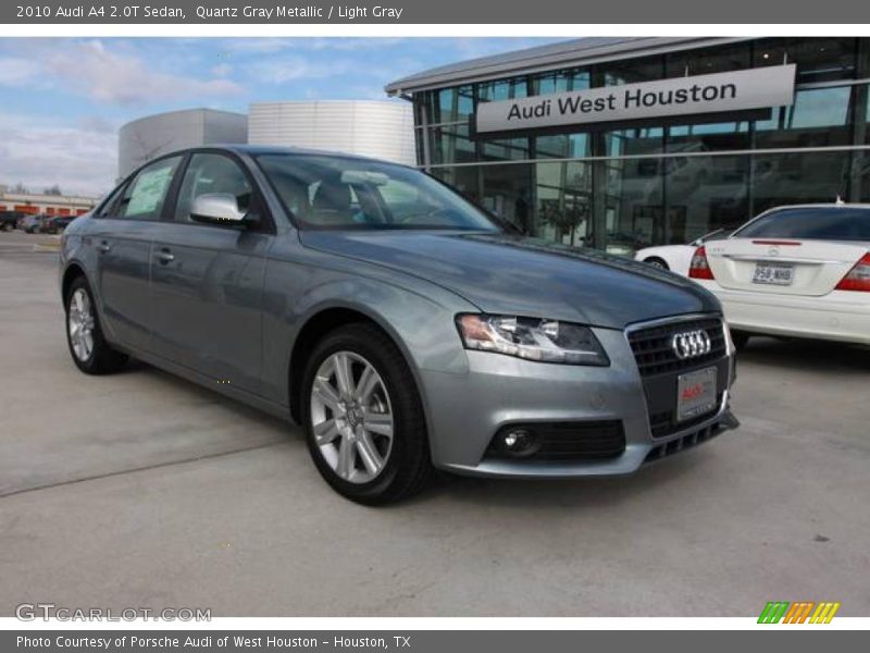 Quartz Gray Metallic / Light Gray 2010 Audi A4 2.0T Sedan