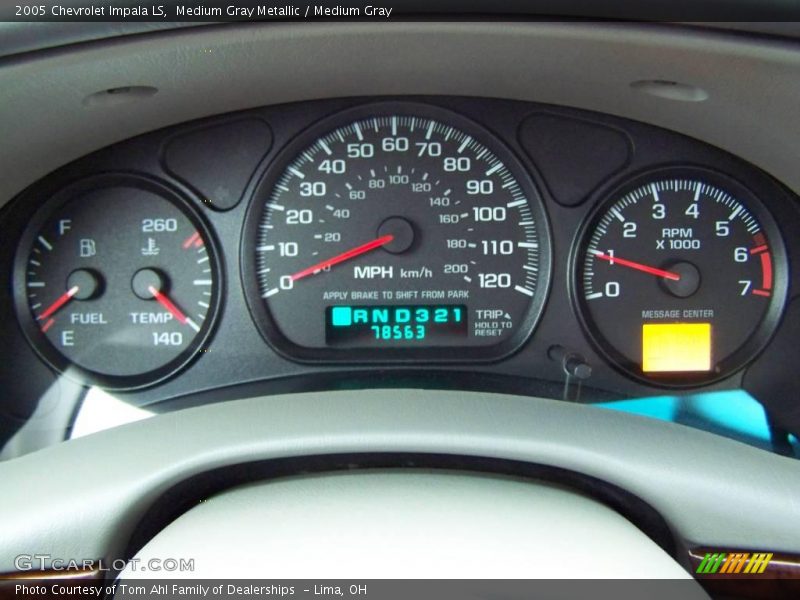 Medium Gray Metallic / Medium Gray 2005 Chevrolet Impala LS