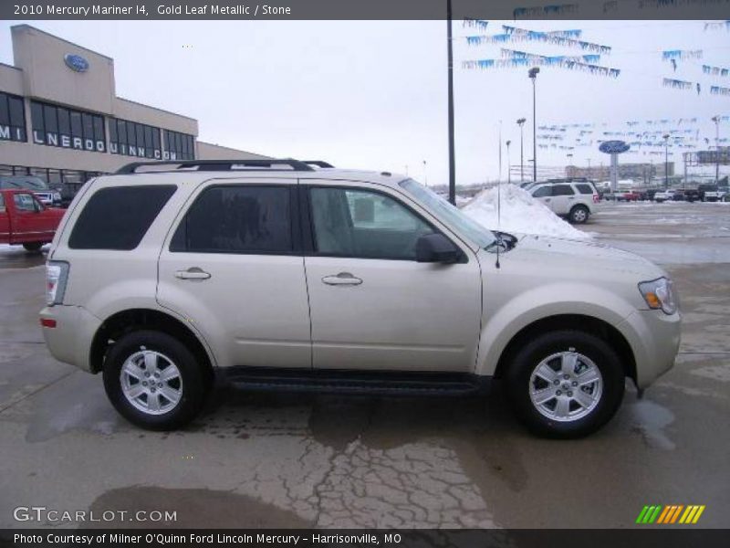 Gold Leaf Metallic / Stone 2010 Mercury Mariner I4