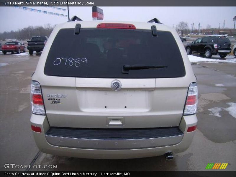 Gold Leaf Metallic / Stone 2010 Mercury Mariner I4