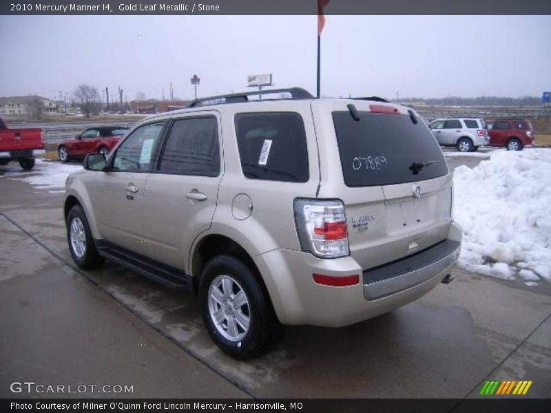 Gold Leaf Metallic / Stone 2010 Mercury Mariner I4