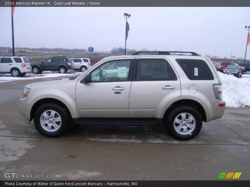 Gold Leaf Metallic / Stone 2010 Mercury Mariner I4