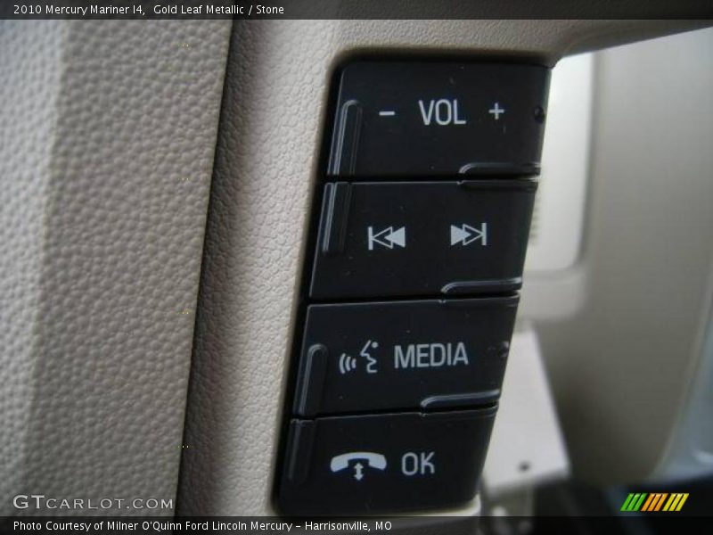 Gold Leaf Metallic / Stone 2010 Mercury Mariner I4