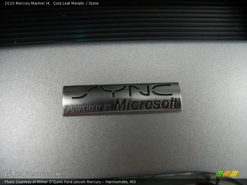 Gold Leaf Metallic / Stone 2010 Mercury Mariner I4