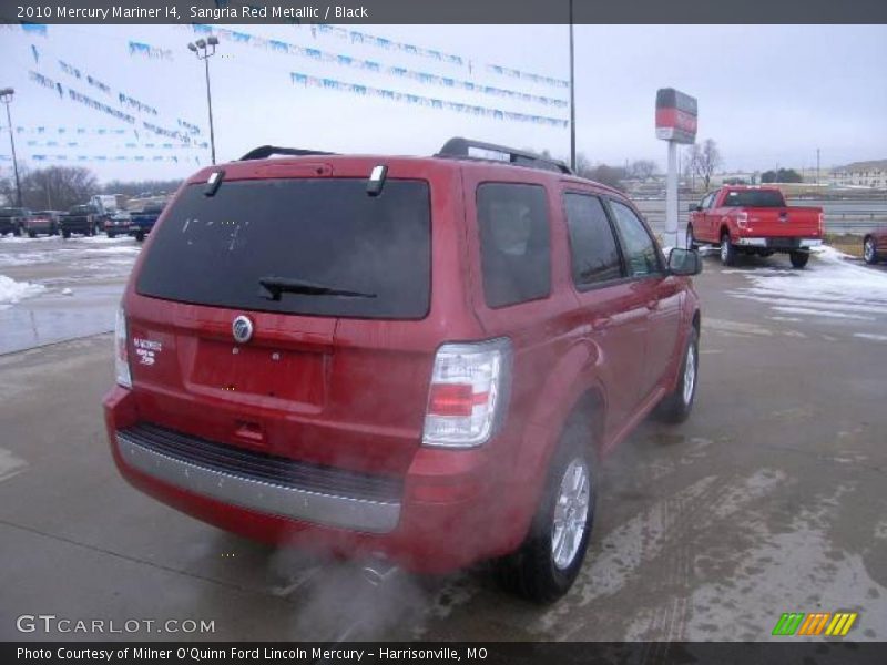 Sangria Red Metallic / Black 2010 Mercury Mariner I4