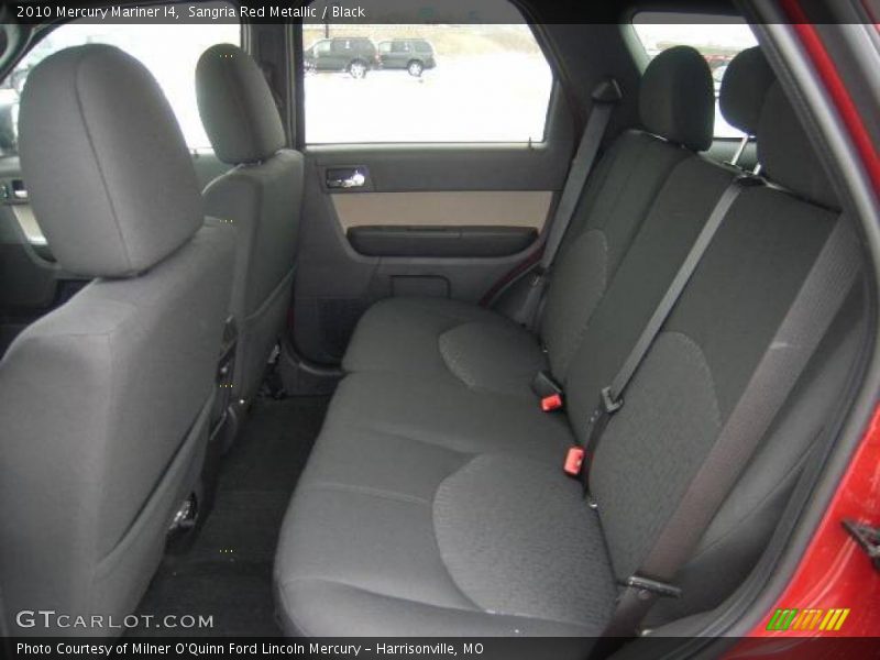 Sangria Red Metallic / Black 2010 Mercury Mariner I4