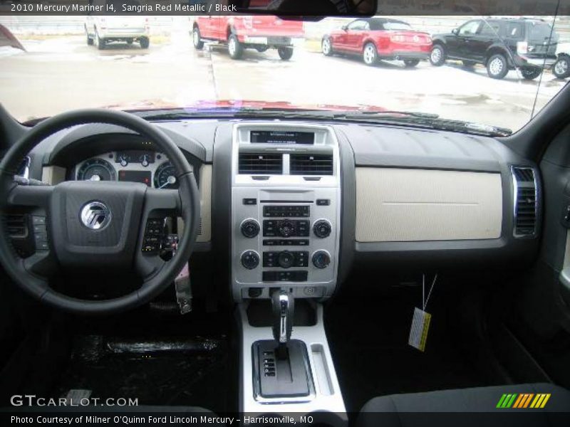 Sangria Red Metallic / Black 2010 Mercury Mariner I4
