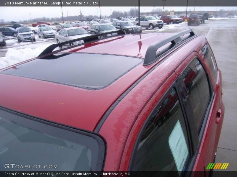 Sangria Red Metallic / Black 2010 Mercury Mariner I4