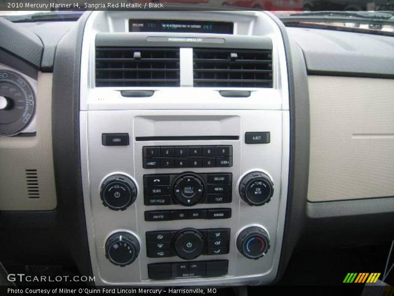Sangria Red Metallic / Black 2010 Mercury Mariner I4
