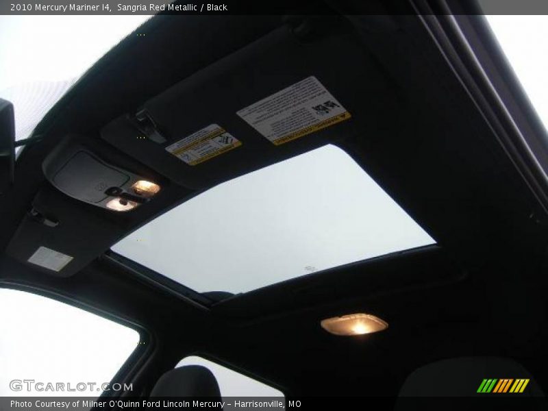 Sangria Red Metallic / Black 2010 Mercury Mariner I4