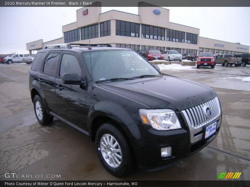 Black / Black 2010 Mercury Mariner I4 Premier
