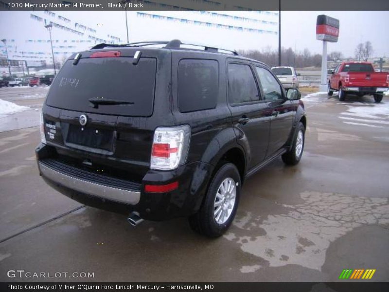 Black / Black 2010 Mercury Mariner I4 Premier