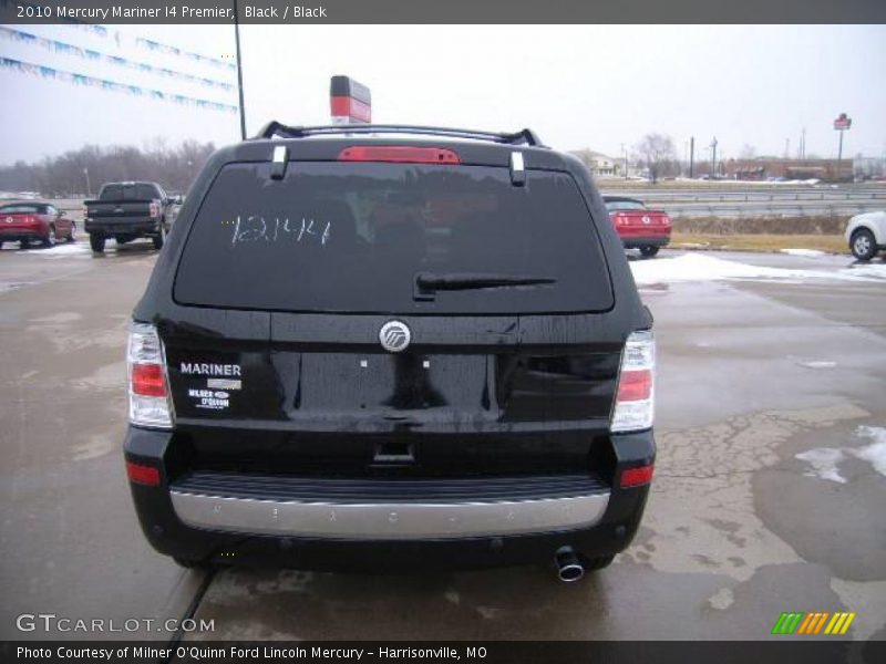 Black / Black 2010 Mercury Mariner I4 Premier