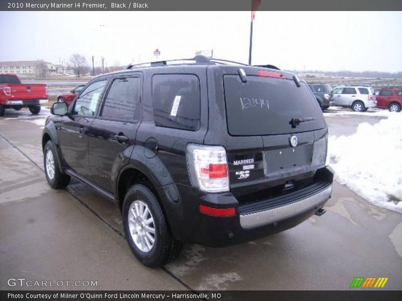 Black / Black 2010 Mercury Mariner I4 Premier