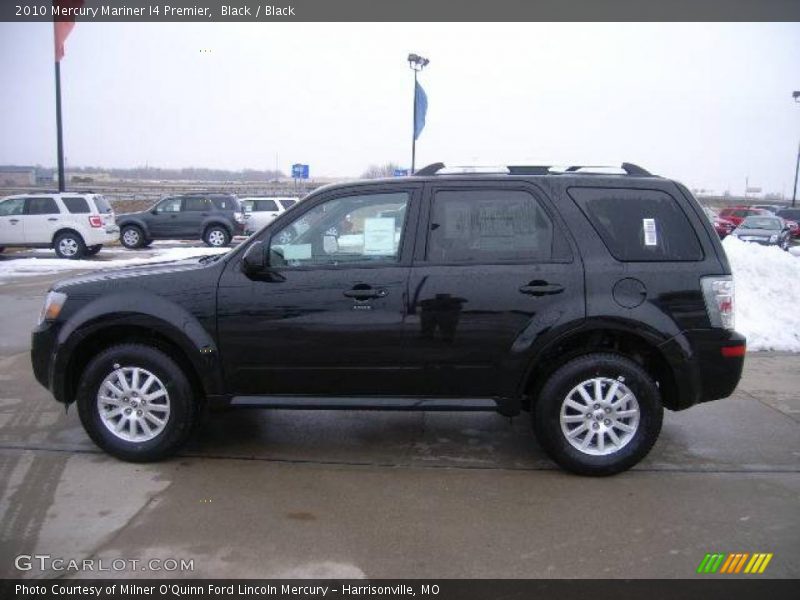 Black / Black 2010 Mercury Mariner I4 Premier