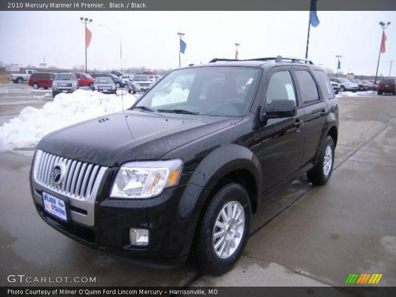 Black / Black 2010 Mercury Mariner I4 Premier