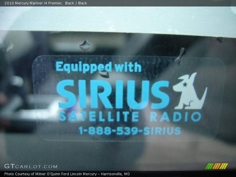 Black / Black 2010 Mercury Mariner I4 Premier