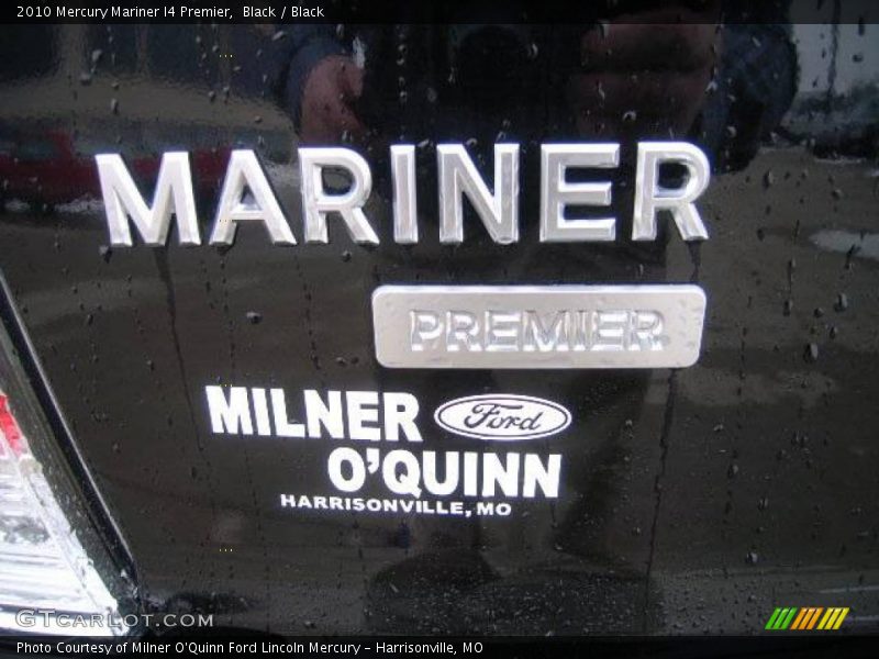 Black / Black 2010 Mercury Mariner I4 Premier