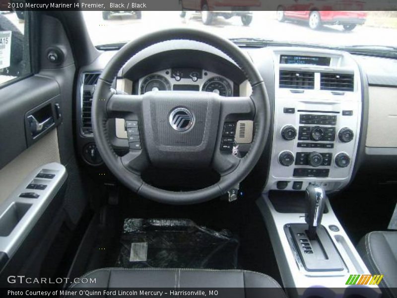 Black / Black 2010 Mercury Mariner I4 Premier