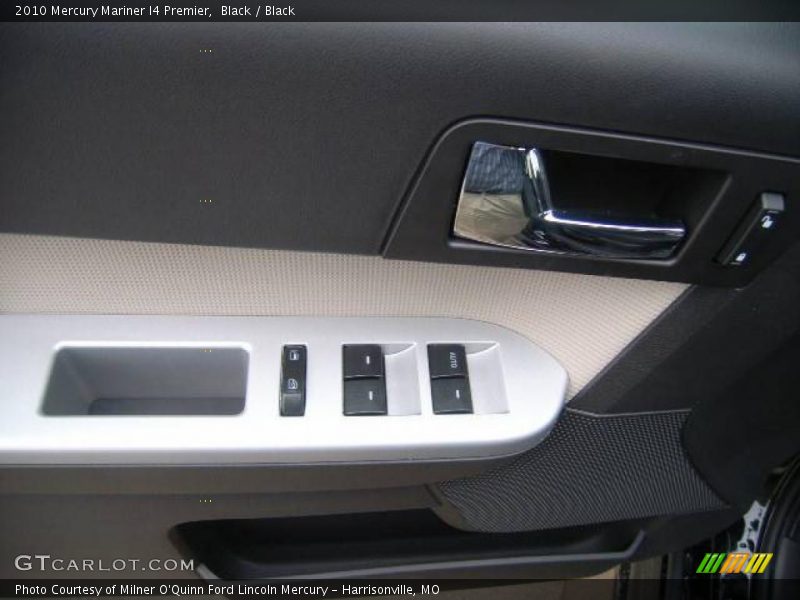 Black / Black 2010 Mercury Mariner I4 Premier