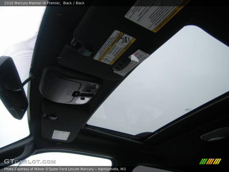 Black / Black 2010 Mercury Mariner I4 Premier