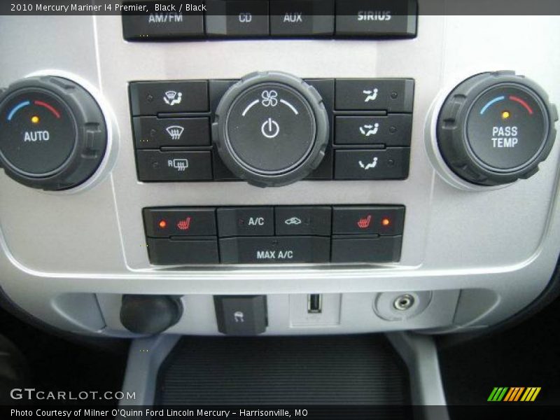 Black / Black 2010 Mercury Mariner I4 Premier