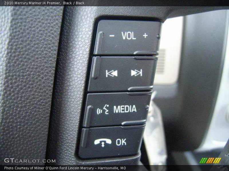 Black / Black 2010 Mercury Mariner I4 Premier