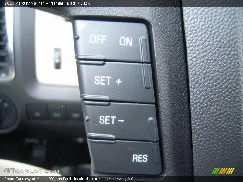Black / Black 2010 Mercury Mariner I4 Premier