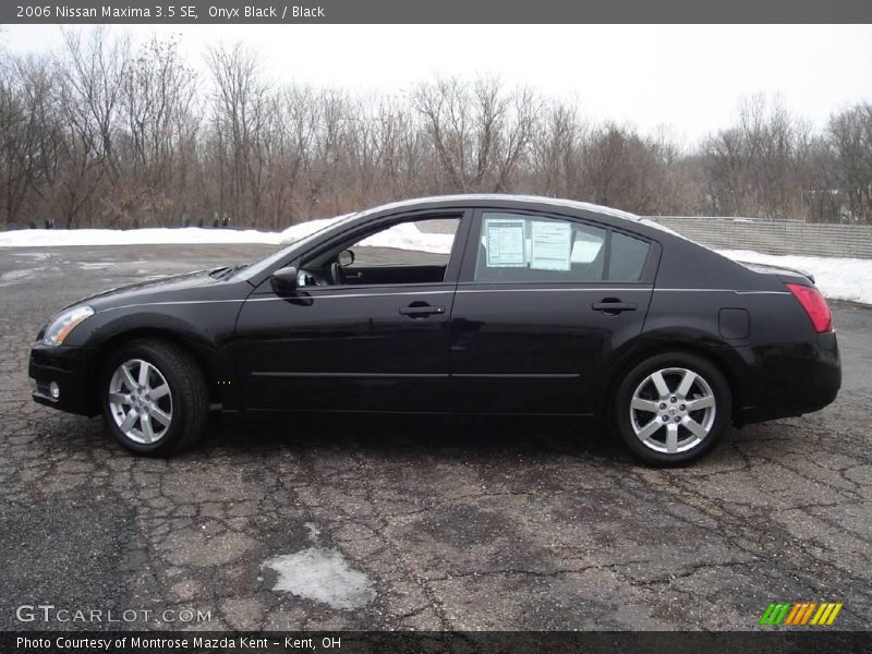 Onyx Black / Black 2006 Nissan Maxima 3.5 SE