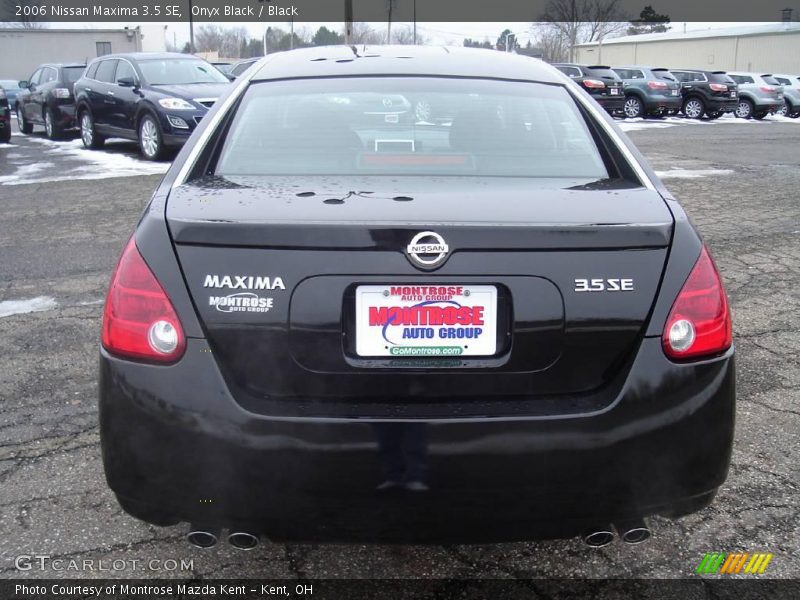 Onyx Black / Black 2006 Nissan Maxima 3.5 SE