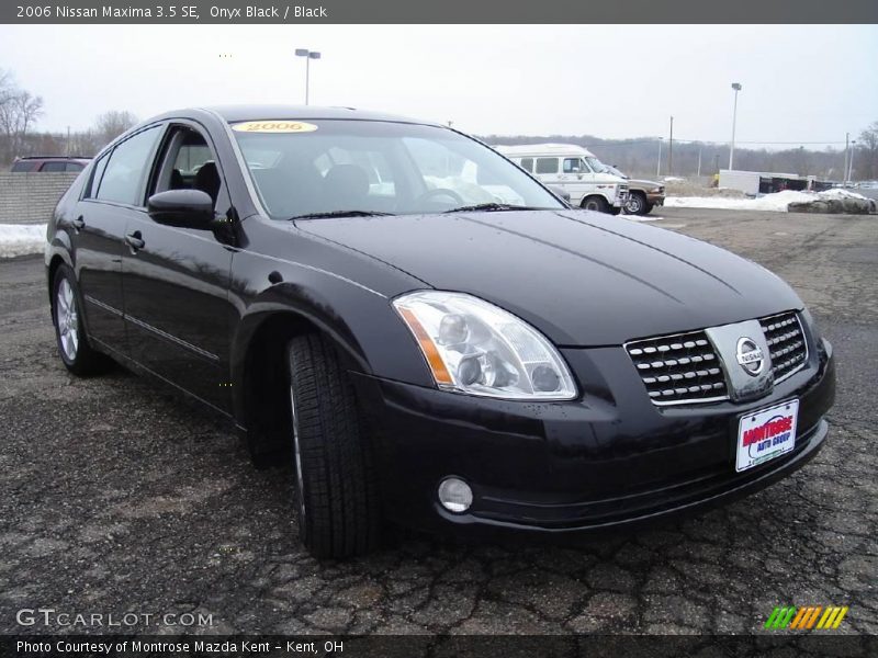 Onyx Black / Black 2006 Nissan Maxima 3.5 SE