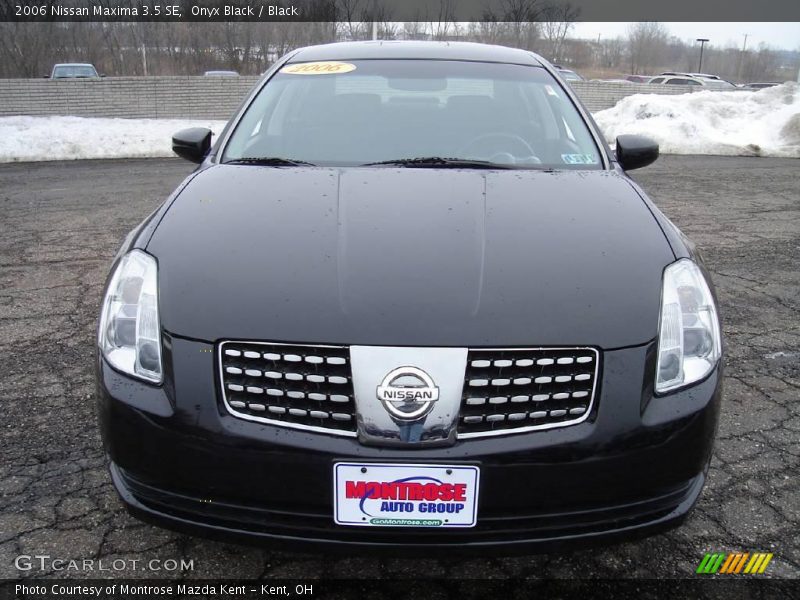 Onyx Black / Black 2006 Nissan Maxima 3.5 SE