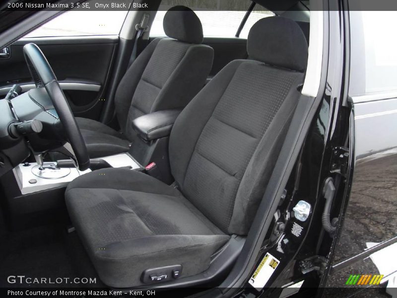 Onyx Black / Black 2006 Nissan Maxima 3.5 SE