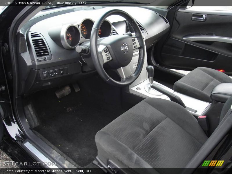 Onyx Black / Black 2006 Nissan Maxima 3.5 SE