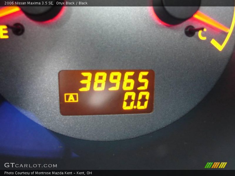 Onyx Black / Black 2006 Nissan Maxima 3.5 SE