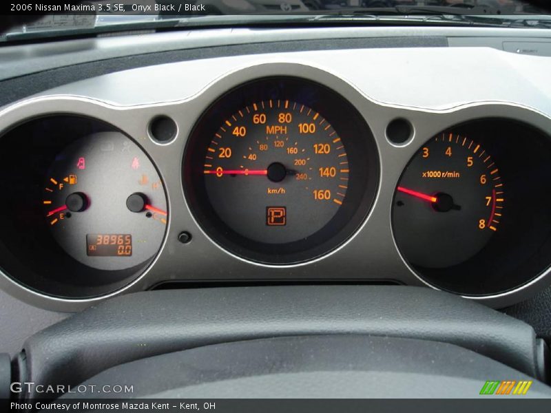 Onyx Black / Black 2006 Nissan Maxima 3.5 SE