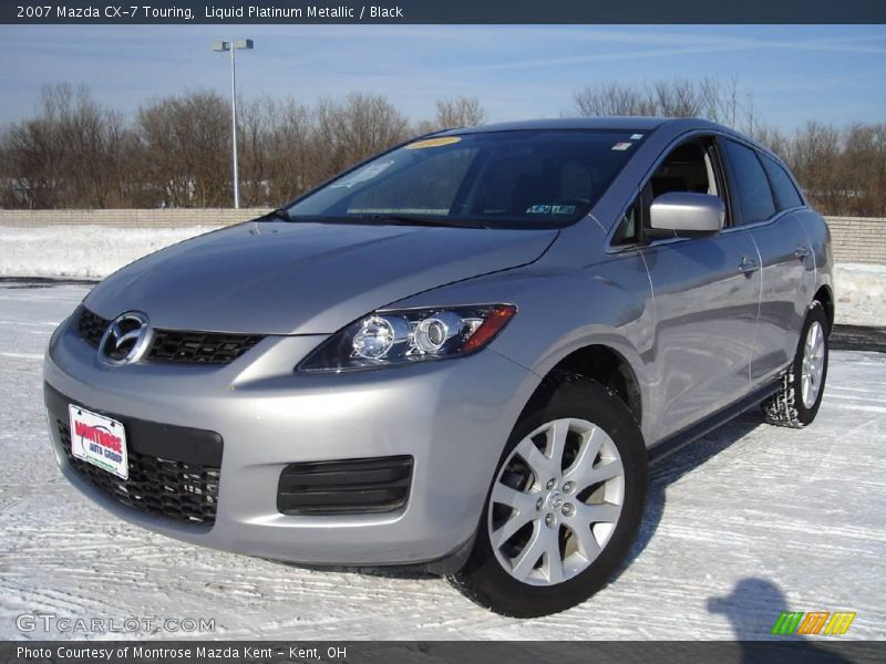 Liquid Platinum Metallic / Black 2007 Mazda CX-7 Touring
