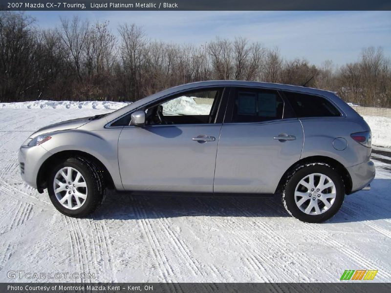 Liquid Platinum Metallic / Black 2007 Mazda CX-7 Touring